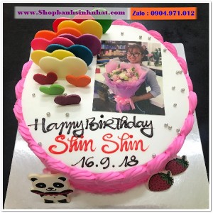 Bánh Sinh Nhật In Hình Ảnh - H186